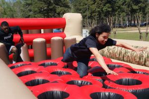 students having fun during Spring Fling activity