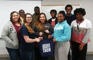 student leadership team after a monthly meeting