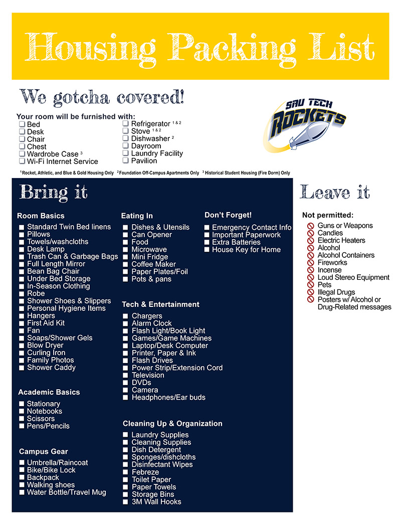 printable list