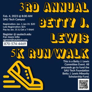 Register for Betty J Lewis 5K