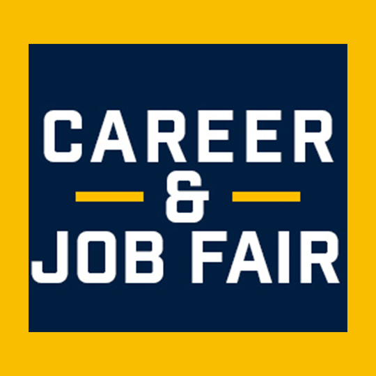 graphic link to career fair